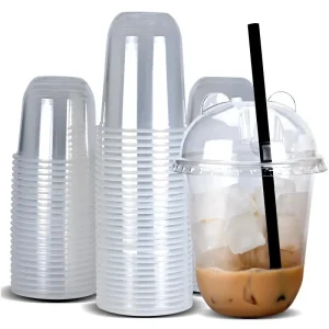 Wholesale PET U-Shape Cups Cold Drink Cups
