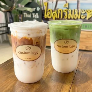Wholesale 89mm U-Shape PET Cups, Bulk Cold Drink Cups Manufacturer Supply